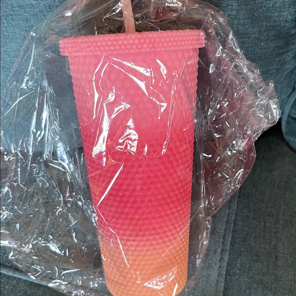 Tumbler Textured with Straw 32 oz